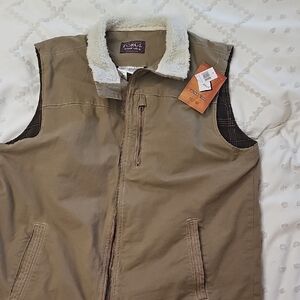 George Brown Sherpa-Lined Vest
